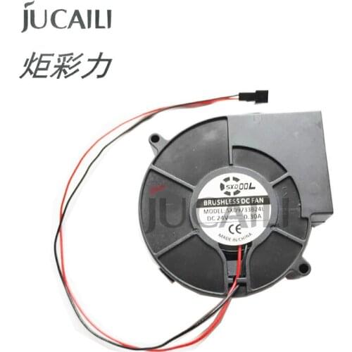 Jucaili 1 pc printer DC suction fan 24V 0.3A brushless paper suction Blower for Allwin Xuli Gongzheng large format printer