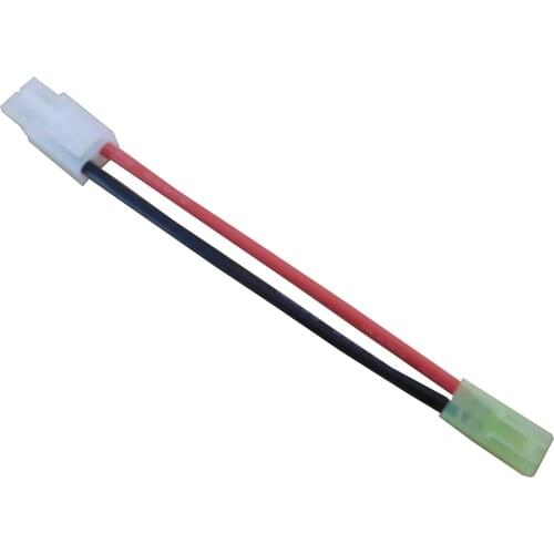 5/10pcs Big Tamiya male to Small Tamiya female Adapter Tamiya Connector cable 100mm 14awg for RC Lipo Battery Charging Adapter