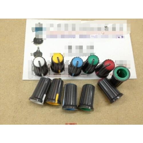 5pcs/lot Mixer MG166CX-USB potentiometer knob cap axle A five-color