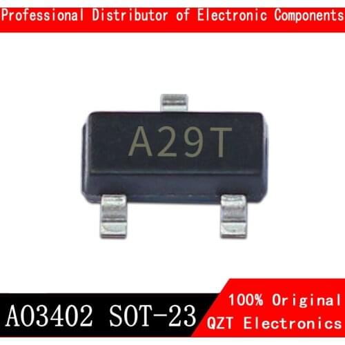 50PCS AO3402 SOT23 A29T SOT-23 SOT new MOS FET transistor
