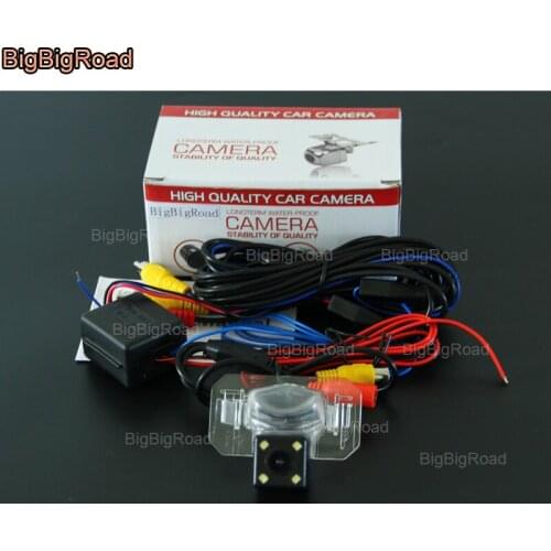 BigBigRoad Car Rear View Reversing backup Camera with power relay / filter For Honda City Jade Civic parking camera