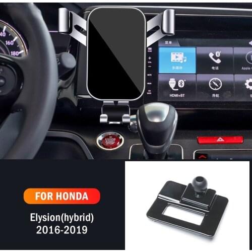 Car Mobile Phone Holder Mounts GPS Stand Gravity Navigation Bracket For Honda Elysion Hybrid 2016 2017 2018 2019 Car Accessories