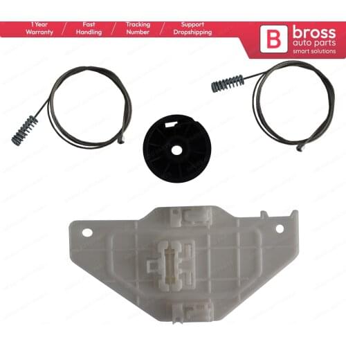 Bross Auto Parts BWR5342 Window Regulator Repair Set Front Right Door 9222EQ for Peugeot Partner MK2 Tepee Made in Turkey