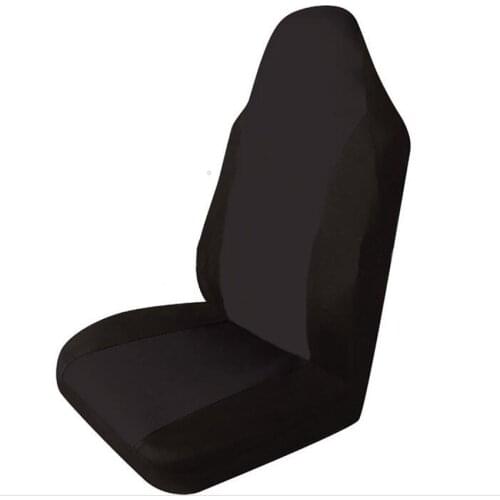 Simple Style High Back Bucket Car Seat Cover Universal Fit with Non- Detachable Headrests and Detachable Headrest 6 Colour