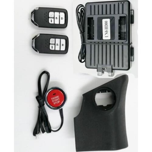 For Honda VEZEL year 2015-2018 Car Add push start stop remote start system and Keyless Entry Plug and play