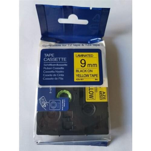 9mm Label Tape For Ribbon Printer TZ-621 AZE-621