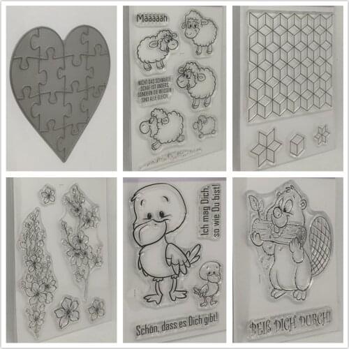 German Clear Stamp/Seal for DIY scrapbooking/photo album Decorative clear stamp sheets A6071