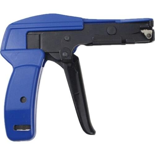 Hs-600A Nylon Cable Tie Tool Plier Clamp Automatic Fastening Cutting Tool Special For Nylon Tie Width:2.4-4.8Mm