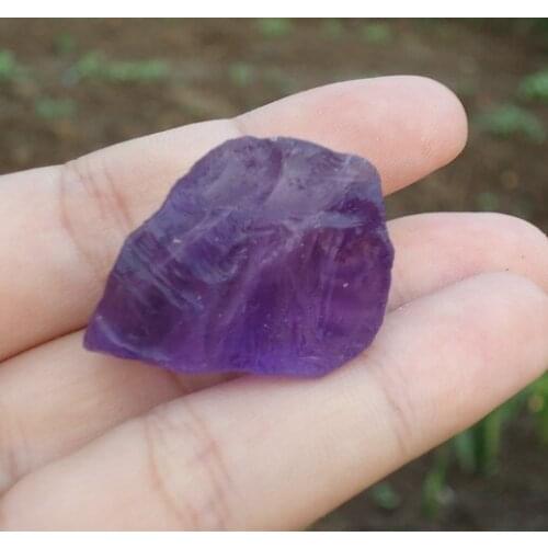Pure natural Brazilian amethyst original rock specimen furnishing