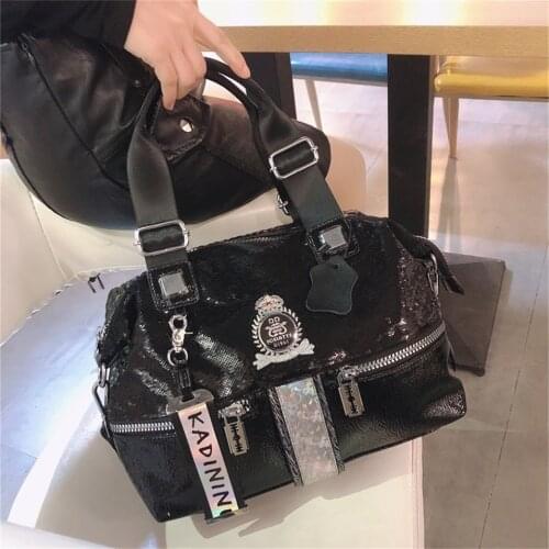 2020 new fashion sequined female bag Korean version messenger bag handbag shoulder trend large capacity all-match lady bag