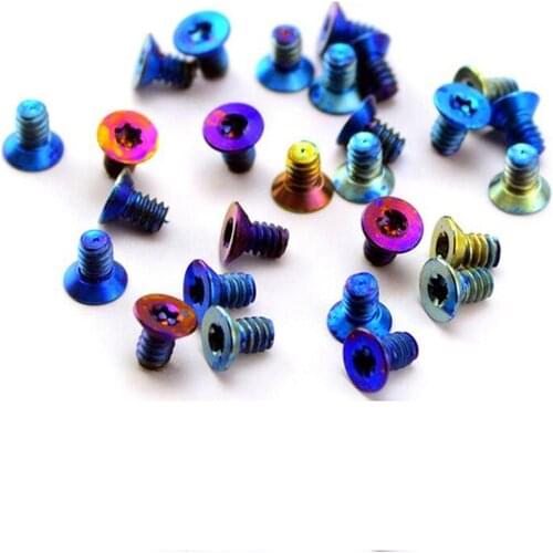 Zt 0620/0630 Knife M3 screw Titanium alloy T8 Plum blossom nut 3 pieces