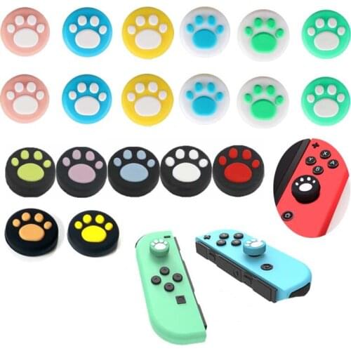 200pcs NEW Silicone Analog Thumb Stick Grips for Nintend Switch joycon Joystick Cover Protective Case for Switch Lite Controller