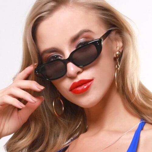 Retro vintage small Sunglasses Women 2020 New black Shades Brand Design plastic Sun Glasses For Female Fashion