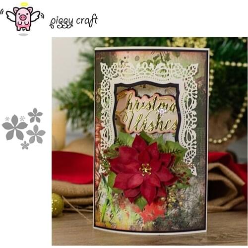 Piggy Craft metal cutting dies cut die mold New Flower decoration Scrapbook paper craft knife mould blade punch stencils dies
