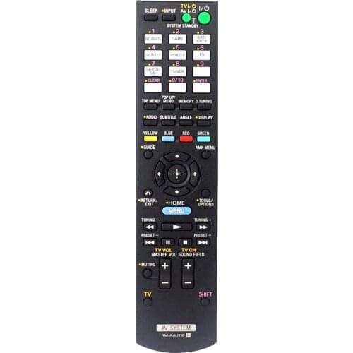 Replacement Remote Control RM-AAU116 For For SONY AV System STR-KS380 STR-KS470 RM-AAU073 RM-AAU104
