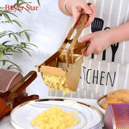 New Household Manual Juice Squeezer Stainless steel Bump handle Orange Pressure Juicer Fruit Tool Potato Mashers Kitchen utensil