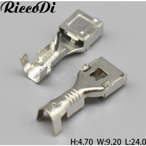 20Pcs 7.8MM Female Wire Connector Plugs Socket Fuse Box Wire Harness Soft Jacket Car Loose Terminal Plug DJ627-7.8B