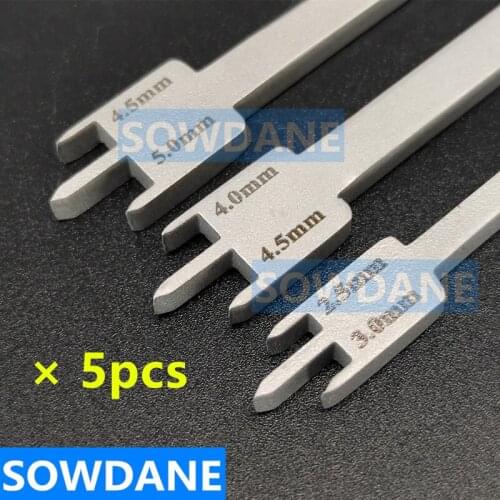 5 pieces Dental Orthodontic Bracket Positioning Height Position Gauge Dental Instrument Tools (3 Types for selection)