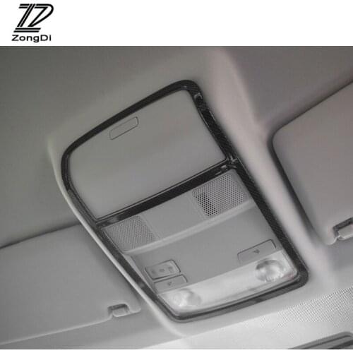 ZD Car Reading Lights Lamp Trim Covers For Volkswagen Tiguan Accessories For VW Tiguan 2010 2011 2012 2013 2014 2015 ABS Chrome