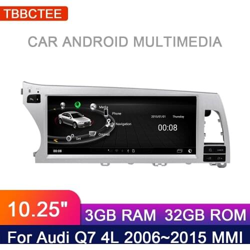Android RAM 3G 32G Car Radio GPS player For Audi Q7 4L 2006~2015 MMI Car Multimedia WiFi Mirror Link Navi Original Style