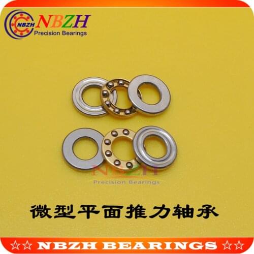 Free Shipping Axial Ball Thrust Bearings F6-12M 6*12*4.5 mm Plane thrust ball bearing F6-12 M 6X12X4.5
