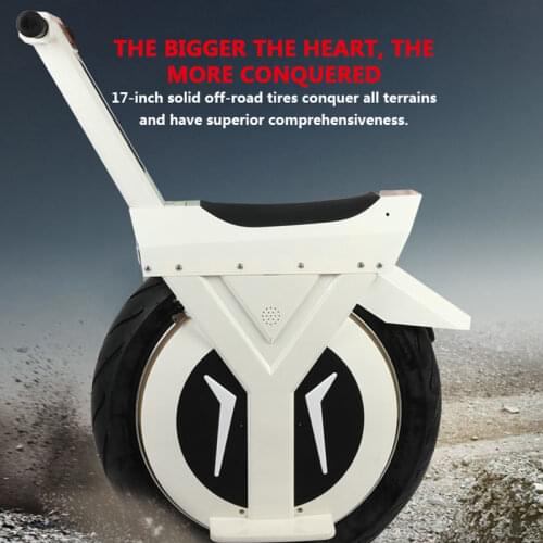 Electric Unicycle One Wheel Balancing Unicycle Electric Scooter Mileage 60km Self Balance Electric Scooter 500W Lithium Battery