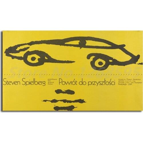 Back To The Future Polish Movie Wallpaper HD Wall Art Canvas Posters Prints Painting Wall Pictures For Living Room Home Decor