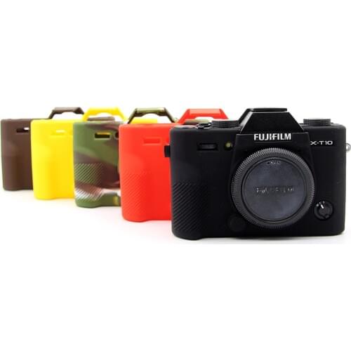 Soft Silicon Rubber Case Cover Frame Skin Protector for Fujifilm Fuji X-T10 X-T20 XT10 XT20 Mirrorless Camera