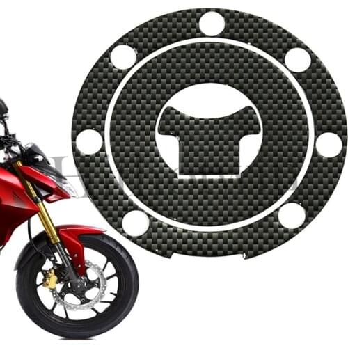 Fuel Tank Cap Sticker Protector 3D Carbon Fiber Reflective for Honda CB190r fuel tank cover motorcycle modified fuel stickers