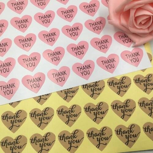 600pcs thank You Cake Packing Seal Self-adhesive Wrapping Labels Stickers Thanksgiving Favor Gift Supplies