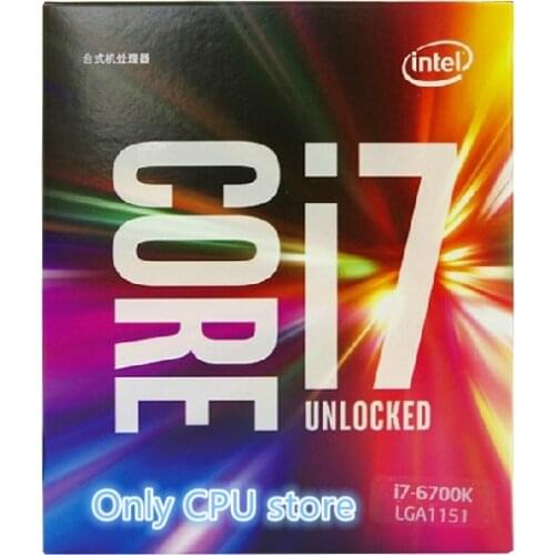 Intel NEW i7-6700K Intel Core i7 6700K sixth generation CPU LGA1151 boxed processor free shipping