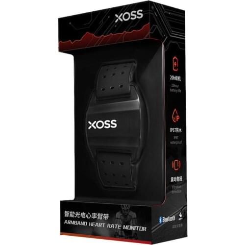 XOSS bike Arm Heart Rate Sensor Armband Hand Strap Bluetooth ANT+ IP67 Waterproof Optical Sensors compatible Wahoo Polar Garmin