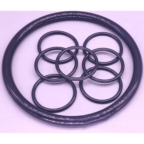 10Pcs Black NBR Rubber O Ring 2.5mm Wire Diameter O Rings Gaskets OD 9-250mm O-Ring Oil Seals Washer