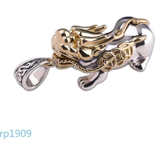 KJJEAXCMY boutique jewelry S925 sterling silver jewelry unisex lucky pendant support test