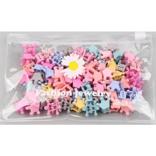 30Pcs/Bag Cute Girls Women Flower Crown Animals Baby Hair Claws Children Hairpins Hair Clips Kid Hair Accessories Set