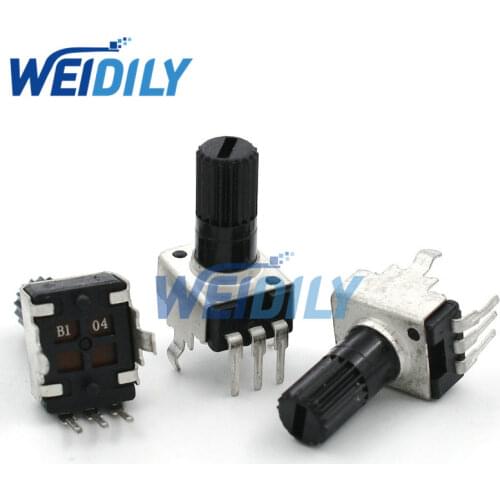 5PCS/LOT RV09 B100K B104 Potentiometer Adjustable Resistance 12.5mm Shaft 3 Pins 0932 Vertical adjustable trim pot WH09