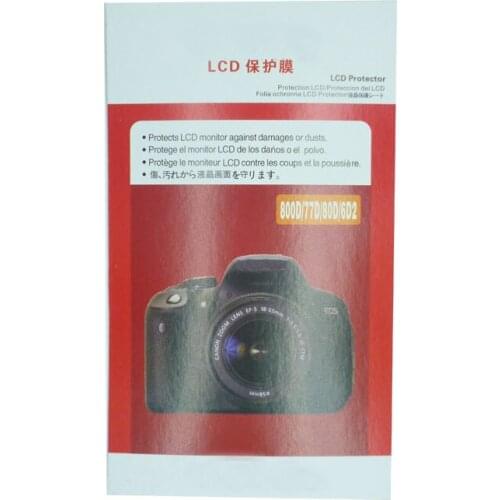 20pcs/lot Soft Camera screen protection film For Canon 5D2 5D3 600D 60D 6D 700D 750D 70D 1200D 1300D 1500D 200D 100D M3 M5 M10