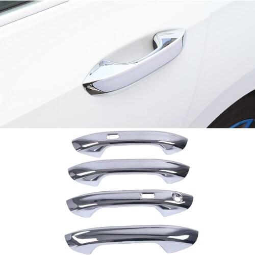 Car Accessories for VW Volkswagen Golf 8 MK8 2020 2021 ABS Exterior Door Handle with Smart Holes Cover Trim 4pcs