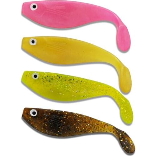 Free shipping soft fishing lure10cm/7.1g 6pcs/bag 4 colors silicone fish bait isca artificial para pesca wobbler leurre peche