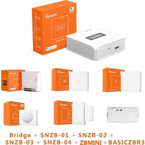 SONOFF SNZB-01 02 03 04 ZigBee Temperature And Humidity Sensor Real Time LowBattery Notification Works SONOFF ZigBee eWeLink APP