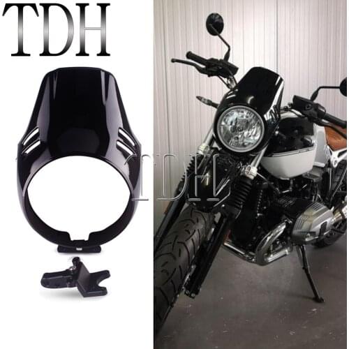 For BMW R Nine T R9T R 9T Urban G/S Scrambler Motorcycle Windshield Front Headlight Fairing Cowl Visor Mask Cover 2016-2019
