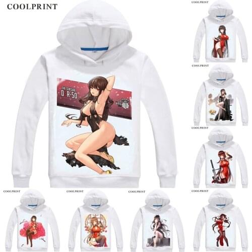 DSR-50 Game Mens Hoodies Girls Frontline Girls' Doujinshi Anime Sweatshirt Streetwear Custom Hoodie Costume Hooded