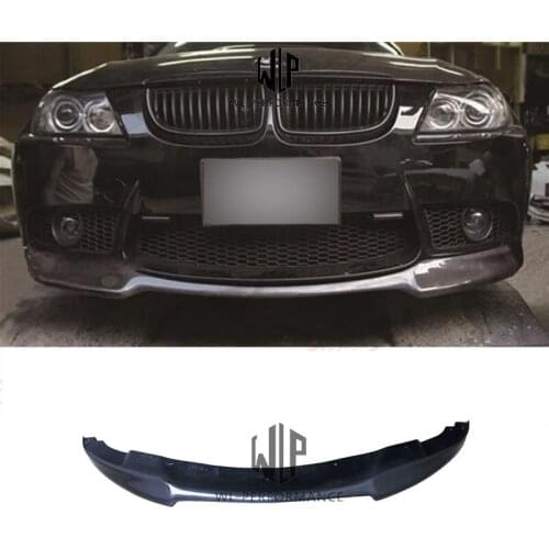 E90 3 Series V Style High Quality Carbon Fiber Auto Car Front lip Aprons Splittter For BMW E90 M3 F80 Car Body Kit 05-11
