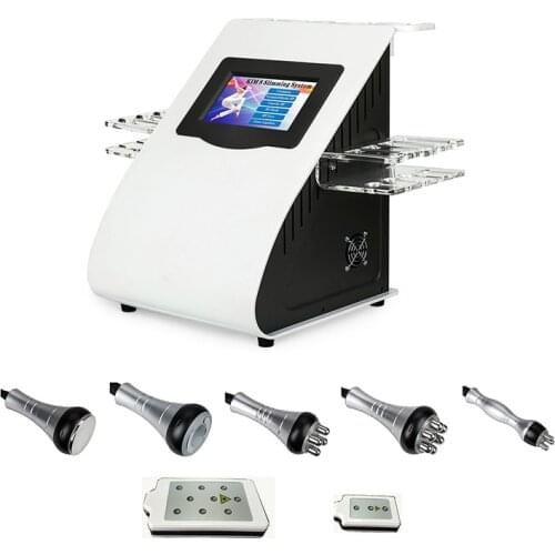 Hot sale 6 in 1 RF Vacuum Cavitation beauty machine, RF fat reduction beauty salon equipment, slimming beauty equipment