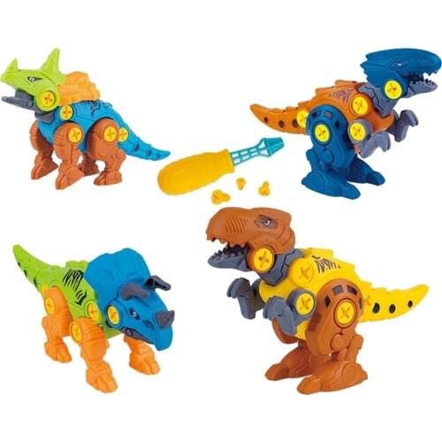 Dinosaur Toy Kids Educational Preschool Toys Assemble Building Blocks Kid Play Toys Assembly Toy for Boy Gifts