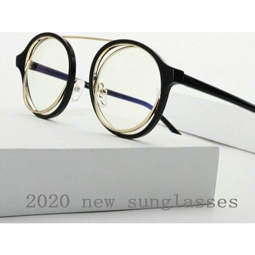 Fashion Prescription Reading Myopia Goggles Glasses Frames Ultralight Round Men Women Optical Fashion Computer Round Glasses NX