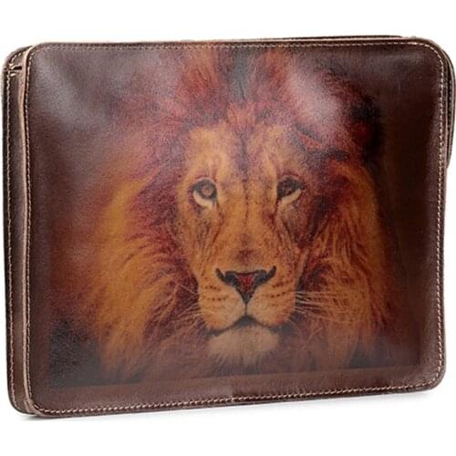 New Vintage Hand Rub Color Genuine leather Men Bag Organizer Messenger bags Money Purse Card holder Phone laptop Zipper Handbag