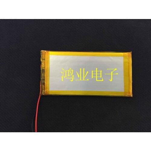 3.7V polymer lithium battery 2500mAh 3555110 LED mobile power flat Rechargeable Li-ion Cell
