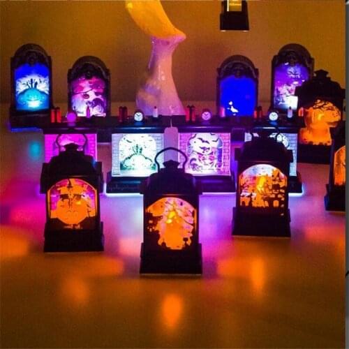 Halloween Light Decoration Creative Fireplace LED Halloween Lights Home Atmosphere Arrangement Props