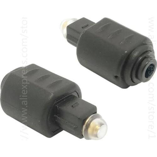 High Quality Optical 3.5mm Female Socket Mini Jack Plug to Digital Toslink Male Audio Adapter